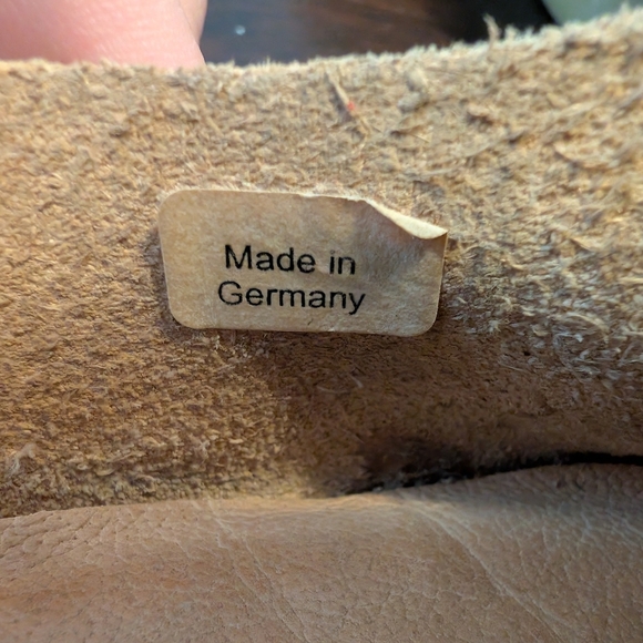 Trippen Tan Leather Women's Mary Jane Moccasins. Size 42/11.5, Made In Germany - Picture 7 of 9